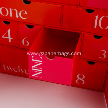 High End Best Makeup Advent Calendar Packaging Boxes